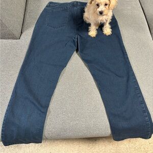Dark blue wash jeans